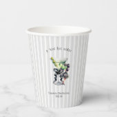 Tini-bit ouder | Martini thema verjaardag gunst Papieren Bekers (Achterkant)