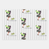 Tini-bit ouder | Martini thema verjaardag Inpakpapier Vel (Voorkant 2)