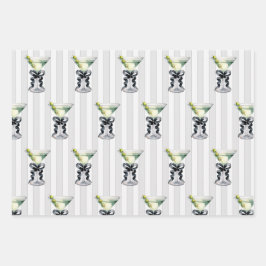 Tini-bit ouder | Martini thema verjaardag Inpakpapier Vel