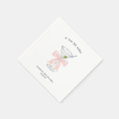 Tini-bit ouder | Martini thema verjaardag Servet (Hoek)