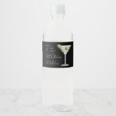 Tini Bit Ouder Martini Verjaardagsfeestje Waterfles Etiket (Voorkant)