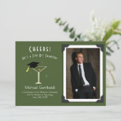 Tini Bit Slimmer Afstudeer Aankondiging Martini (Staand voorkant)