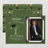 Tini Bit Slimmer Afstudeer Aankondiging Martini (Voorkant / Achterkant)