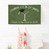 Tini Bit Slimmer Afstudeerfeest Martini Bar Spandoek (Insitu)