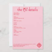 Tini Bit Verloofde Martini Bachelorette Bach Weeke Kaart (Achterkant)