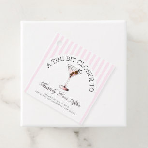Tini dichter bij Happy Ever na Bachelorette Bedankjes Labels