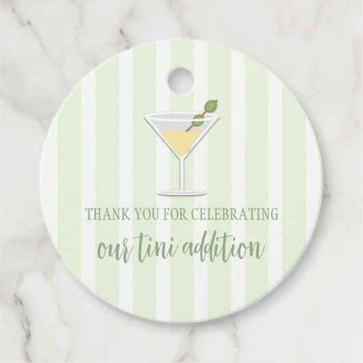 Tini One Baby Borrel Bedankjes Labels (Voorkant)