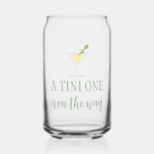 Tini One Baby Borrel Blikvorm Glas (Voorkant)