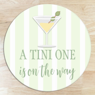 Tini One Baby Borrel Ronde Kartonnen Onderzetter