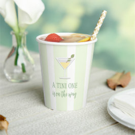 Tini One Baby Shower Papieren Bekers