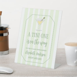 Tini One Baby Shower Reclamebord Met Voetstuk