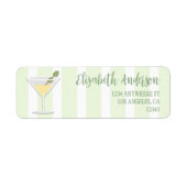 Tini One Baby Shower Retouradres Etiket (Voorkant)