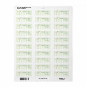 Tini One Baby Shower Retouradres Etiket (Full Sheet)
