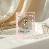 Tini One Bow Coffee Espresso Martini Baby Shower Acryl Uitnodigingen