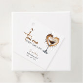 Tini One Espresso Martini Baby shower Bedankjes Labels (In situ)