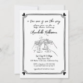 Tini One Hand Drawn Baby shower Kaart (Voorkant)