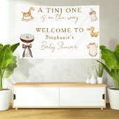 Tini One op de weg Espresso Martini Baby shower Spandoek