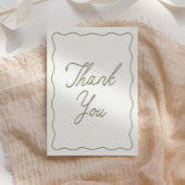 Tini One op de weg Martini Baby shower Bedankkaart