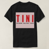 TINI - Quiero Volver Tour! (PINK versie!) Reis T-shirt (Design voorkant)