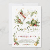 Tini the Season Kerstfeest Kaart (Voorkant)