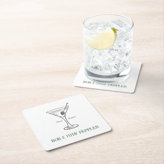 'tini tijd gepersonaliseerde papieren Onderzetters (Insitu)