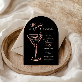 Tini wordt een beetje ouder 40ste verjaardagsfeest kaart