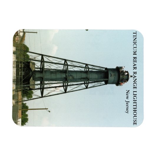 Tinicum Rear Range Lighthouse, New Jersey Magneet (Horizontaal)