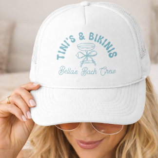 Tinis & Bikinis Trucker Hoed | Aangepaste vrijgeze Pet