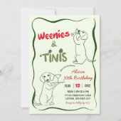 Tinis en Weenies Verjaardag Vrouw Kaart (Voorkant)