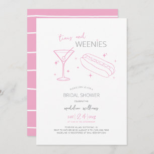 Tinis en Weenies  Vrijgezellenfeest Kaart