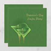 Tinis for Two Faery Martini Art Feestdagenkaart (Voorkant / Achterkant)