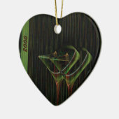 Tinis voor twee Faery Martini Art Keramisch Ornament (Links)