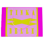 Tinka Belle ontwerp leuke kleuren roze citroen Groot Cadeauzakje (Voorkant)