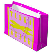 Tinka Belle ontwerp leuke kleuren roze citroen Groot Cadeauzakje (Voorkant Gekanteld)