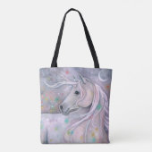 Tinkelende Lichten Magische Eenhoorn Molly Harriso Tote Bag (Achterkant)