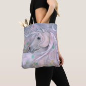 Tinkelende Lichten Magische Eenhoorn Molly Harriso Tote Bag (Dichtbij)