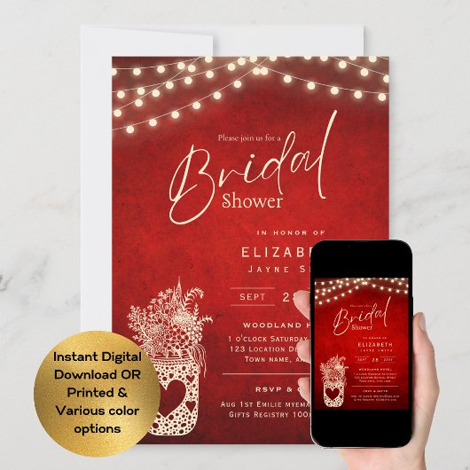 Tinkelende Lichten | Rustieke Schuur Bos Bruiloft  Kaart