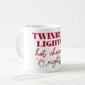 Tinkelende Lichtjes - Kerst Mok (Voorkant links)