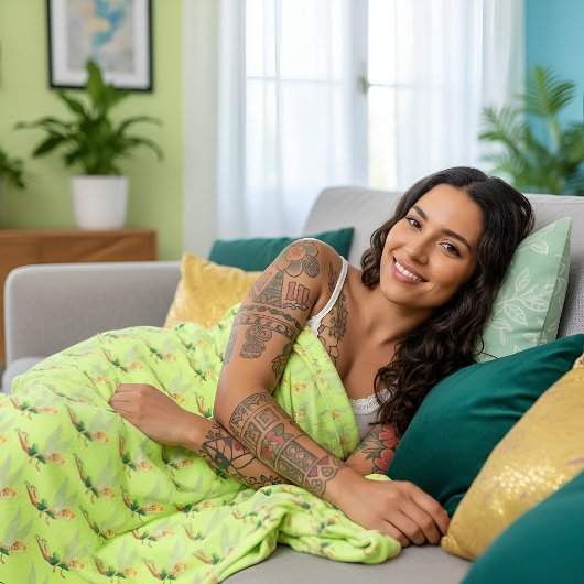 Tinker Bell Fleece Blanket Deken