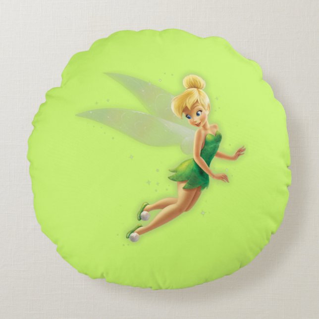 Tinker Bell Round Pillow Rond Kussen (Voorkant)