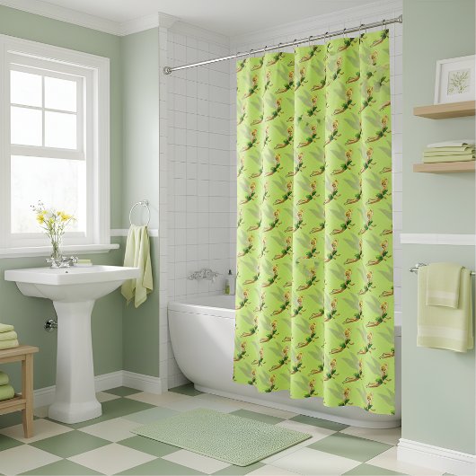 Tinker Bell Shower Curtain Douchegordijn