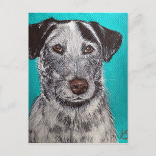 Tinker Painting - Heeler Mix Briefkaart