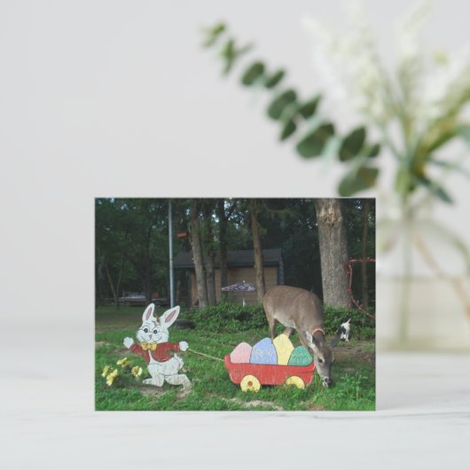 TINKERBELL #6 BRIEFKAART HELPT DE PAASKONIJN (Staand voorkant)