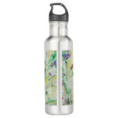 Tinkerbell. bloemen waterfles  (Achterkant)