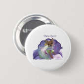 Tinkerbell de "Drama Queen!" Ronde Button 5,7 Cm (Voorkant /achterkant)
