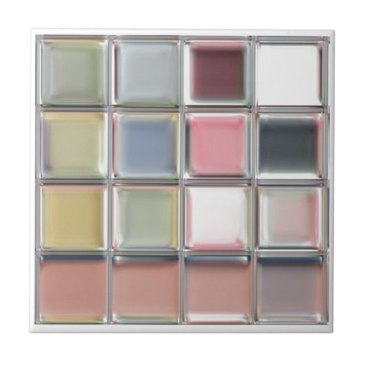 TinkerTile aanpasbare keramische tegel of trivet Tegeltje (Voorkant)