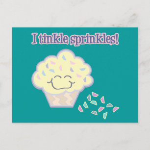 tinkle sprinkles grappige cupcake briefkaart
