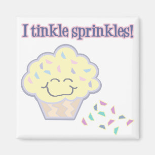 tinkle sprinkles grappige cupcake magneet