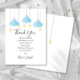Tinkle Tinkle Baby Boy Shower Bedankt Gedicht