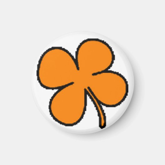 Tink's Oranje Klaver Collectie Magneet (Voorkant)